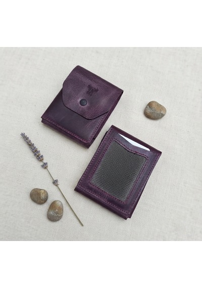 Passtell %100 Hakiki Deri Minimalist Trend Model Para Koymalı Cüzdan Ve Kredi Kartlık Bordo