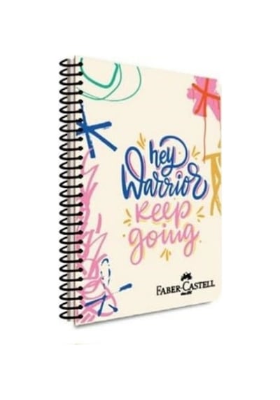 Faber Castell Pp Kapak Grafiti Spiralli Defter 80 Yp Çizgili 5075 000427-keep Going
