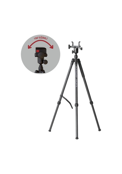Bog Deathgrip Sherpa Karbon Fiber Atış Tripodu 26cm - 141cm 1168229 Atış Tripodu