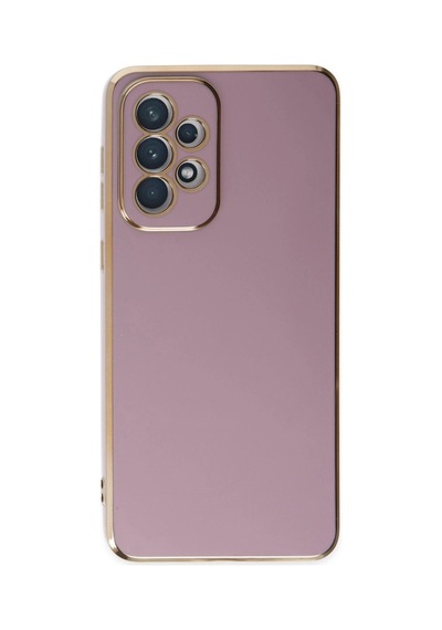 Samsung Galaxy Uyumlu , A73 5g Kılıf Volet Silikon - Mor