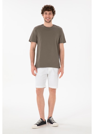 U.S. Polo Assn. Erkek Regular Fit Bisiklet Yaka Vizon Basic Tişört 50305928-VR052 U.S. Polo Assn. Erkek Regular Fit Bisiklet Yaka Vizon Basic Tişört 50305928-VR052