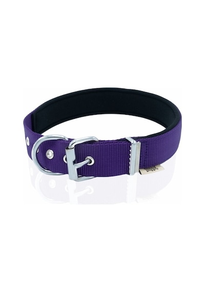 Doggie Konfor Dokuma Sade Boyun Tasması Mor 3 x 42-50 CM Mor
