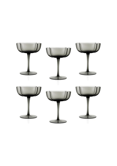 Schafer Ruth 6 Lı Ayaklı Kase 330 Ml-antrasit01