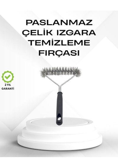 Techmrt Tel Izgara Temizleme Fırçası Bbq Sonrası Kolay Temizlik