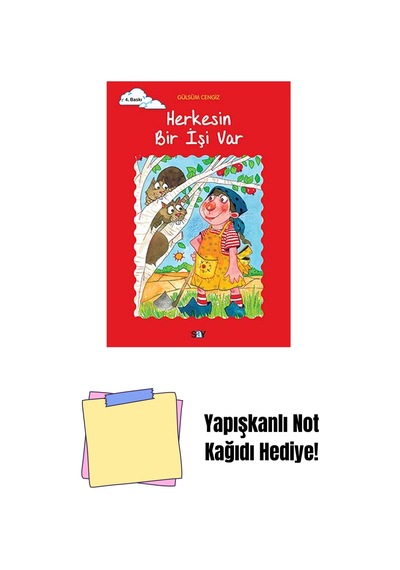Herkesin Bir İşi Var + Yapışkanlı Not Kağıdı
