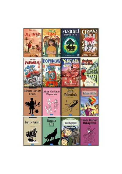 Ali Nazik,iyilik Timi,zerdali - Dedemle Bir Yıl,çıkmaz Sokağın Ressamı,ortaokul4.5.sınıf 16 Kitap Set