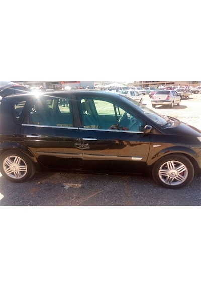 Woc Chrome Renault Scenic 2 Krom Cam Çıtası 2003-2009 4 Parça Pas
