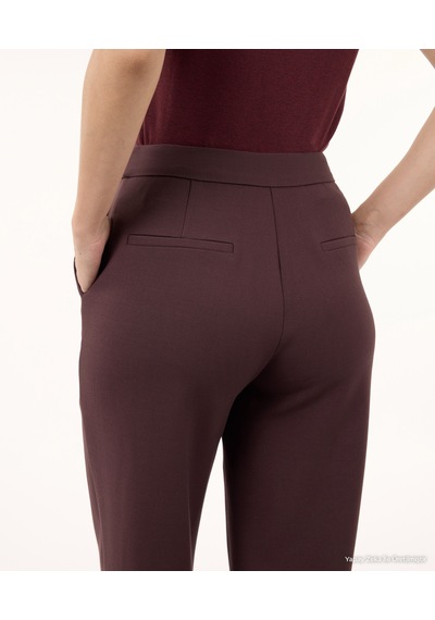 Yargıcı Düz Normal Bel Pantolon 26kkpn3034x 016 Bordo