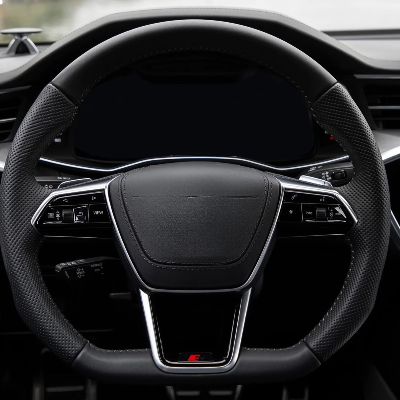 Audi A7 12.3 İnç Direksiyon Arkası Gösterge Panel Uyumlu 9h Nano Ekran Koruyucu 9H Nano Ekran Koruyucu