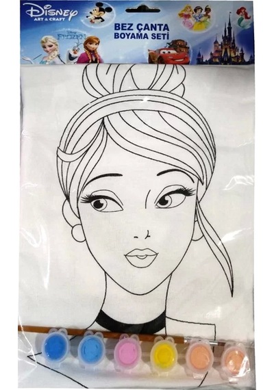 Ponart Cinderella Baskılı Çanta 35x42 Wd-b106 The Walt Disney