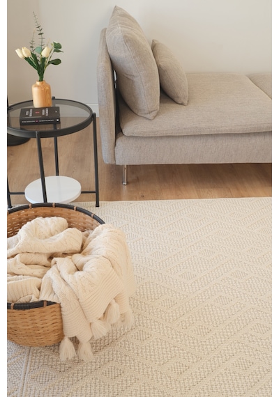 Kaşmir Halı 7/24 İskandinav Azera 120x180 CM Salon Mutfak Halısı Yolluk Kilim