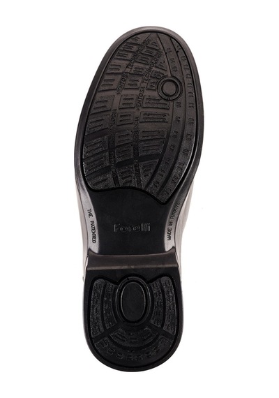 Forelli Toms-h Erkek Siyah Deri 39-45 Comfort Ayakkabı Siyah