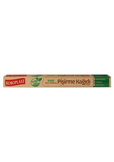 Doğal Pişirme Kağıdı 10 Lu
