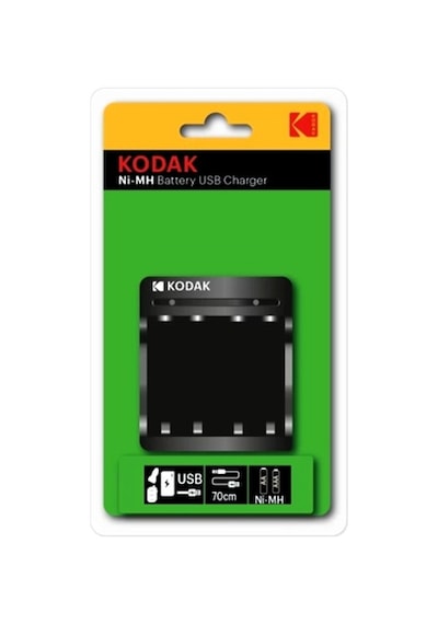 Kodak Usb-pil Şarj Aleti Ni-mh Aa Kalem Pil - Aaa İnce Kalem Pile Uygun
