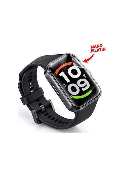 Xiaomi Redmi Watch 6 Active Uyumlu 3 Adet Şeffaf Ultra Koruyucu Nano Jelatin