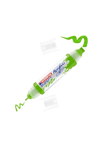 5400 Akrilik 3d Double Liner - Sarı-yeşil - 2-3, 5-10 Mm Lik 2 Başlık Pastel Yeşil