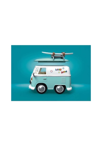 Playmobil X Volkswagen T1 Camper Mt 71857 Çok Renkli