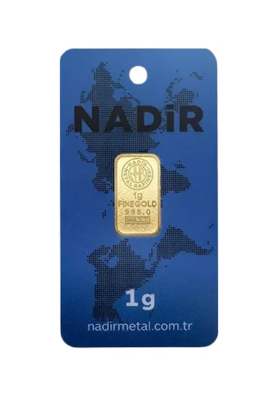 1 Adet 1 Gr 24 Ayar Altın 995