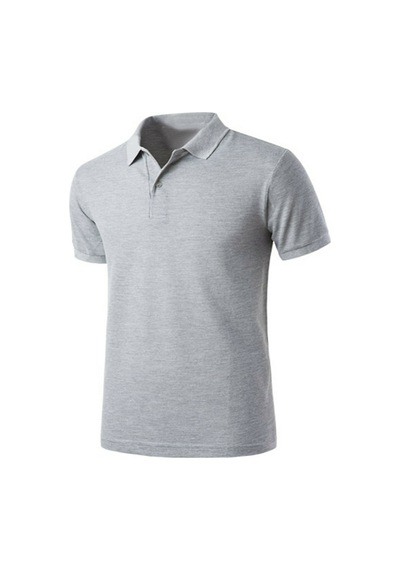 Kidsmadamiko Kız Çocuk Kısa Kollu Okul Polo Yaka T-shirt 5-17 Yaş Bedenler Gri