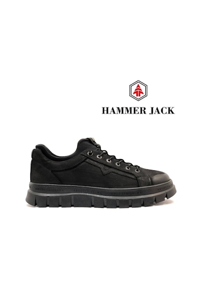 Hammer Jack 102-24802-m Alphen Deri Casual Erkek Ayakkabı Siyah