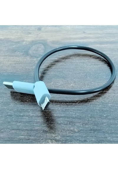 Type-c To Mikro Usb Kablosu, Usb Tip C - Mikro B Otg Kablosu Erkek - Erkek Şarj Veri İletimi, 25 Santimetre Kablo Zr796-25cm Kablo