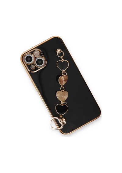 Newface - 457 - İphone 14 Plus Kılıf Esila Silikon - Matxzngz - - Siyah