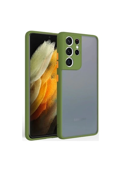 Sm Galaxy Uyumlu S21 Ultra Ultra Kamera Korumalı Premium Silikon Kılıf- 5775 Lacivert