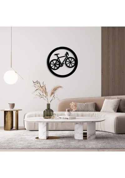 Bisiklet Metal Tablo 1072 Siyah