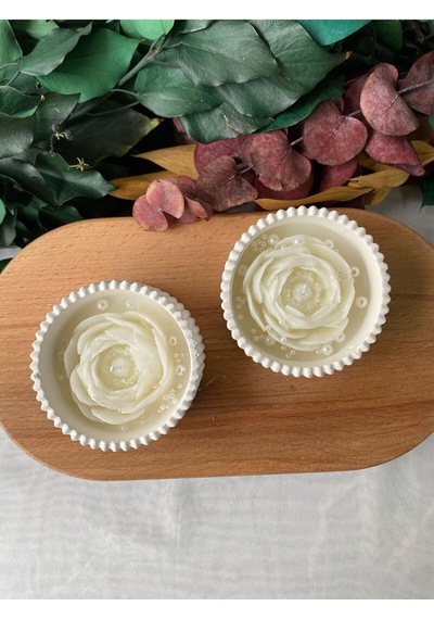 Bernami Mum Pinterest 2'li Dekoratif Mumluk Beton Kase Mum Diğer