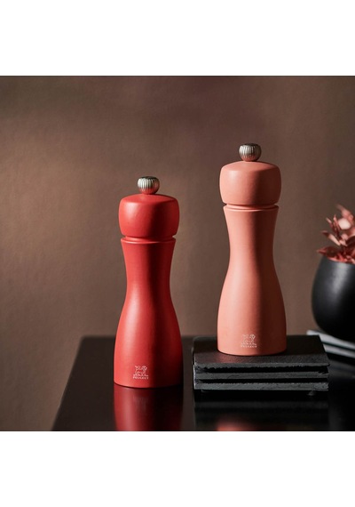 Peugeot Tahiti Duo Tuz Ve Karabiber Değirmeni Seti Kırmızı 15 Cm Renkli