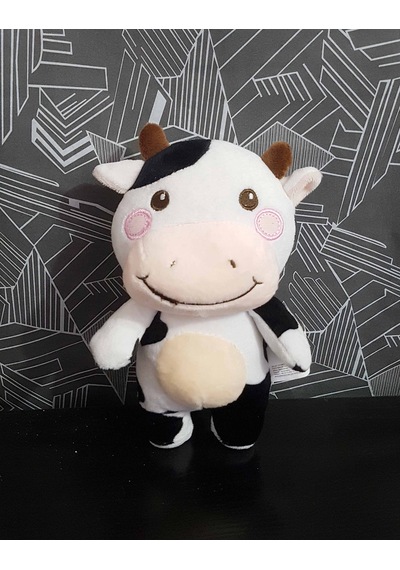 Peluş 20 Cm Minik Oyuncak İnek Sevimli Hediye
