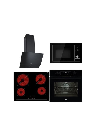 Teka HAK 625 BK Börek Şefim - TZ 6415 - ATV 60 BK - ML 8200 Siyah Ankastre Set