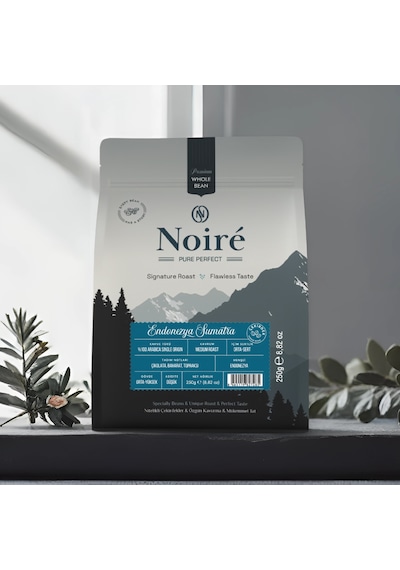 Noire Endonezya Sumatra 250g %100 Arabica Single Origin Çekirdek