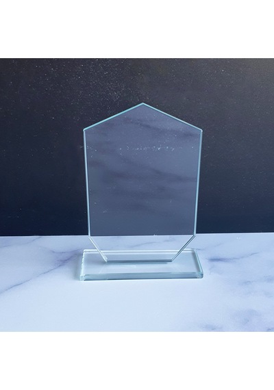 Decorita Plaket|Kristal Cam Plaket|Şekil-5|Baskısız|10'lu Takım