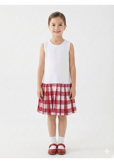 Xo Kids Kız Çocuk Elbise 8-12 Yaş 4062 Gri