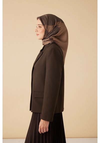 Maisa Ferya Mulberry İpek Eşarp 90 90 Cm - Camel 1815 Camal