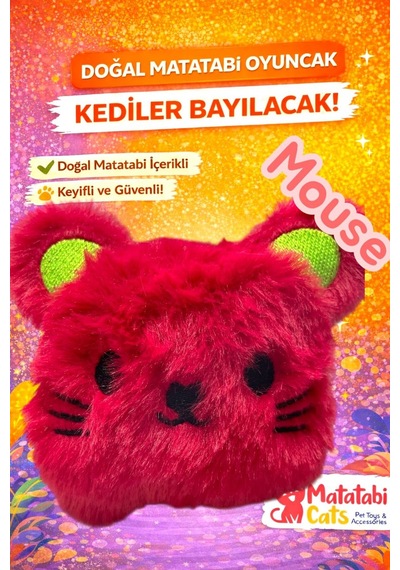Mouse Peluş Kedi Oyuncağı Doğal Matatabi Li,dayanıklı,kediler İçin Eğlenceli Oyuncak