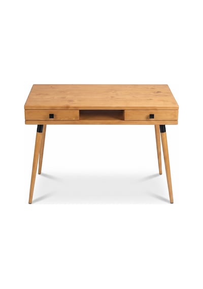 Mobenta Modest Desk: Masif Çalışma & Laptop Masası 2 Çekmece 1 Bölme - 120x60 Tk Ahşap