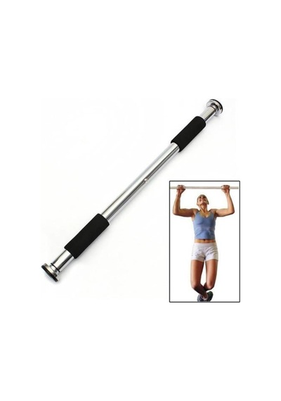Tr Gri Kapı Barfiksi 62-100 Cm Ayarlanabilir Barfiks Aleti, Lyt-5582