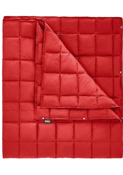 Haegs Kamp Battaniyesi - Dış Mekan Hafif Kompakt Seyahat Yorganı Kamp Yürüyüş Outdoor Şal, Battaniye 200-150 Cm Kırmızı