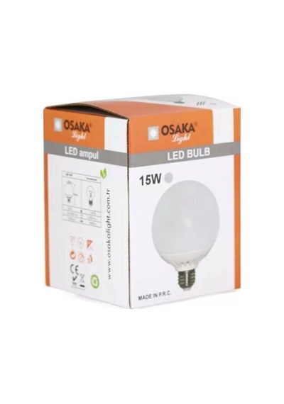 Osaka Light 15w E27 Duylu 6500k 1100lm Beyaz Işık Led Glop Ampul