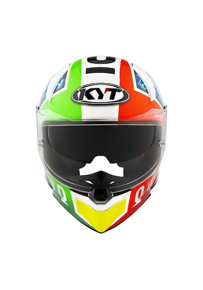 Kyt R2r Max Foggıa Mısano 2021 Edıtıon Kapalı Kask Beyaz - Kırmızı -Mavi
