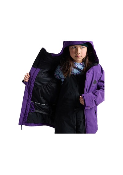 Burton Burton Hillslope Jacket Unisex Çocuk Mor Snowboard Ceketi 3901 Mor