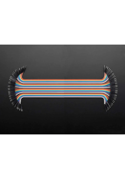 30cm 40 Pin Erkek Erkek Dupont Kablo Ayrılabilir 2.54mm 10renk Breadboard Atlama Kablosu Jumper Tes