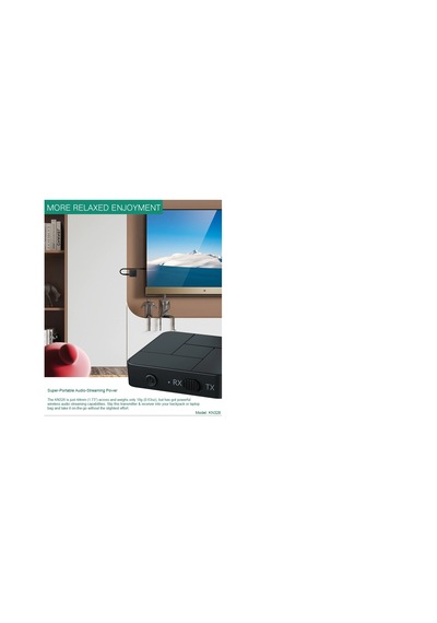 Cyberblue Bluetooth Audio Transmitter/Receiver