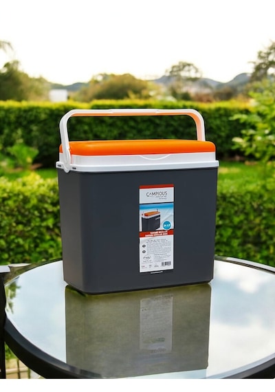 Safari 24 Lt Taşınabilir Buzluk Portatif Soğutucu Cooler Box Turu Turuncu