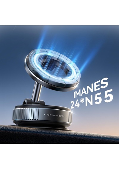 Magsafe Car Mount, Vacuum Car Phone Mount With Strong Magnet, 360 Metal Strut Suction Cup Phone Mount For İphone 17 Pro Max/16 15 14 13 12 Series& Android Magsafe Case, Black Siyah Standart 2 Mixed Magsafe Car Mount, Vacuum Car Phone Mount With Strong Magnet, 360 Metal Strut Suction Cup Phone Mount For İphone 17 Pro Max/16 15 14 13 12 Series& Android Magsafe Case, Black Siyah Standart 2 Mixed