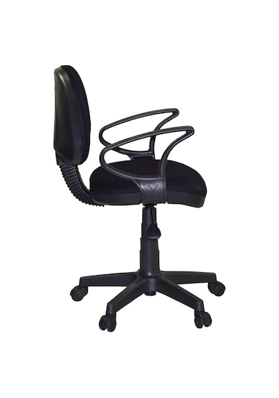 Türksit Kozmo Lux Kollu Çalışma Koltuğu Deri Siyah