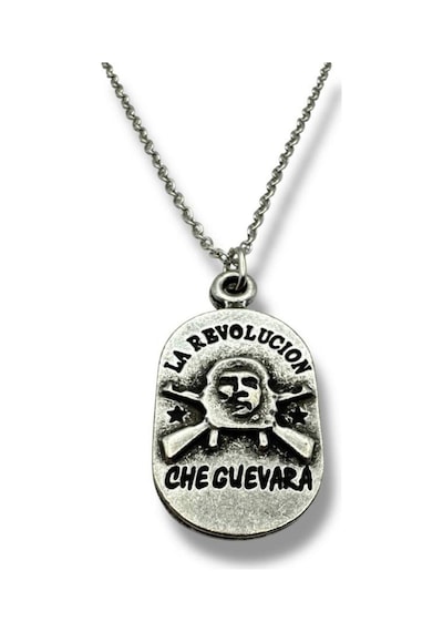 Devrim Che Guevara Figürlü Unisex Kolye Özgürlük, Cesaret Ve Direniş Ruhu Tasarımı Çok renkli