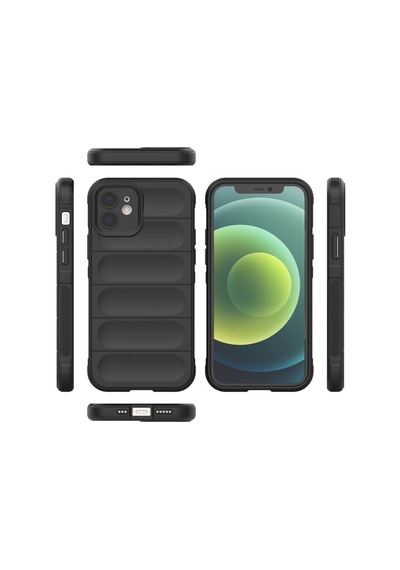 Apple iPhone  Uyumlu - 12 Kılıf Optimum Silikon - Siyah